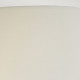 Lampada da tavolo moderna con struttura in ceramica e diffusore in tessuto