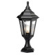 Lampada da terra bassa da giardino in resina e diffusore in acrilico