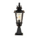 Lampioncino da giardino con struttura in alluminio e diffusore in vetro