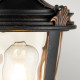 Lampioncino da giardino con struttura in alluminio e diffusore in vetro