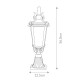 Lampioncino da giardino con struttura in alluminio e diffusore in vetro