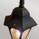 Lampioncino da giardino struttura in alluminio e diffusore in vetro