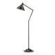 Lampada da terra dal design industrial con struttura e diffusore in acciaio