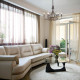 Lampadario grande in acciaio dal design rustico con 6 lampadine