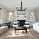 Lampadario in acciaio con 8 lampadine dal design rustico