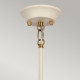 Lampadario moderno grande con struttura in metallo e 9 diffusori in vetro