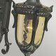 Lanterna da parete media a 1 luce in bronzo antico illuminazione per giardino