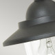 Lanterna da parete per esterni con struttura in alluminio e diffusore in vetro