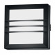 Lanterna da parete per esterno struttura in alluminio e diffusore a led gx53