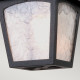 Lanterna da soffitto per portico struttura in alluminio e diffusore in vetro