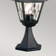 Lampioncino da giardino struttura in alluminio e diffusore in vetro