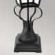 Lampioncino da giardno con struttura in alluminio e diffusore in vetro