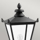 Lampioncino da giardno con struttura in alluminio e diffusore in vetro