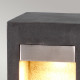 Paletto luce da sentiero a LED struttura in acciaio bassa dal design elegante