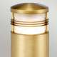 Paletto luce basso da esterno in ottone dal design moderno ed elegante