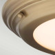 Plafoniera a LED grande per bagno struttura in acciaio e diffusore in acrilico