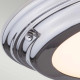 Plafoniera a LED grande per bagno struttura in acciaio e diffusore in acrilico