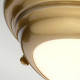 Plafoniera a LED piccola per bagno struttura in acciaio e diffusore in acrilico
