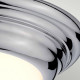 Plafoniera a LED piccola per bagno struttura in acciaio e diffusore in acrilico