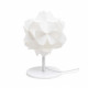 Abatjour con struttura in metallo e diffusore in PVC