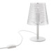 Abatjour con struttura in metallo e diffusore in PVC