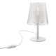 Abatjour con struttura in metallo e diffusore in PVC