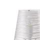 Abatjour con struttura in metallo e diffusore in PVC