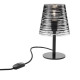 Abatjour con struttura in metallo e diffusore in PVC