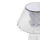 Abatjour da comodino con struttura in plexiglass dal design moderno