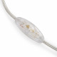 Abatjour da comodino con struttura in plexiglass dal design moderno