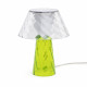 Abatjour da comodino con struttura in plexiglass dal design moderno