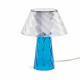 Abatjour da comodino con struttura in plexiglass dal design moderno