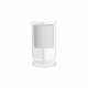 Abat-jour moderna in plexiglass con diffusore in tessuto