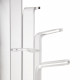 Appendiabiti da terra con struttura in plexiglass dal design moderno