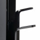 Appendiabiti da terra con struttura in plexiglass dal design moderno