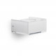 Applique moderna con diffusore in plexiglass con 2 lampadine