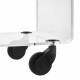 Carrello da cucina multiuso su ruote con struttura in plexiglass grande