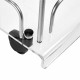 Carrello da cucina su ruote con struttura in plexiglass