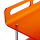Carrello da cucina su ruote con struttura in plexiglass