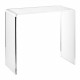 Console per ingresso con struttura piccola in plexiglass dal design moderno