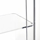 Consolle grande per ingresso in plaxiglass dal design contemporaneo