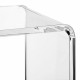 Consolle per ingresso con struttura grande in plexiglass dal design moderno