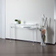 Consolle per ingresso in plexiglass grande con mensola dal design moderno