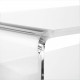 Consolle per ingresso in plexiglass piccola con mensola dal design moderno