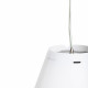 Lampada a sospenione per esterno con diffusore a cono grande