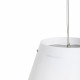 Lampada a sospenione per esterno con diffusore a cono medio