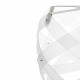 Lampada a sospensione con diffusore grande in plexiglass con 3 lampadine