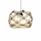 Lampada a sospensione con diffusore grande in plexiglass con 3 lampadine