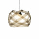 Lampada a sospensione con diffusore grande in plexiglass con 3 lampadine