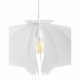 Lampada a sospensione con diffusore in cristallo acrilico